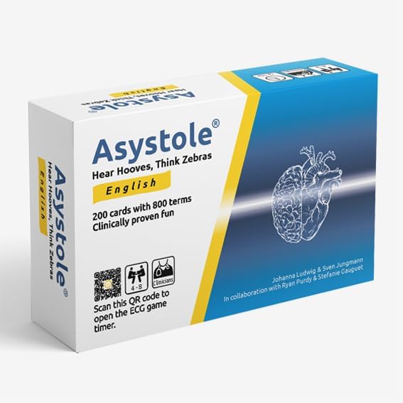 Asystole Kartenspiel für Mediziner:innen - Englische Edition